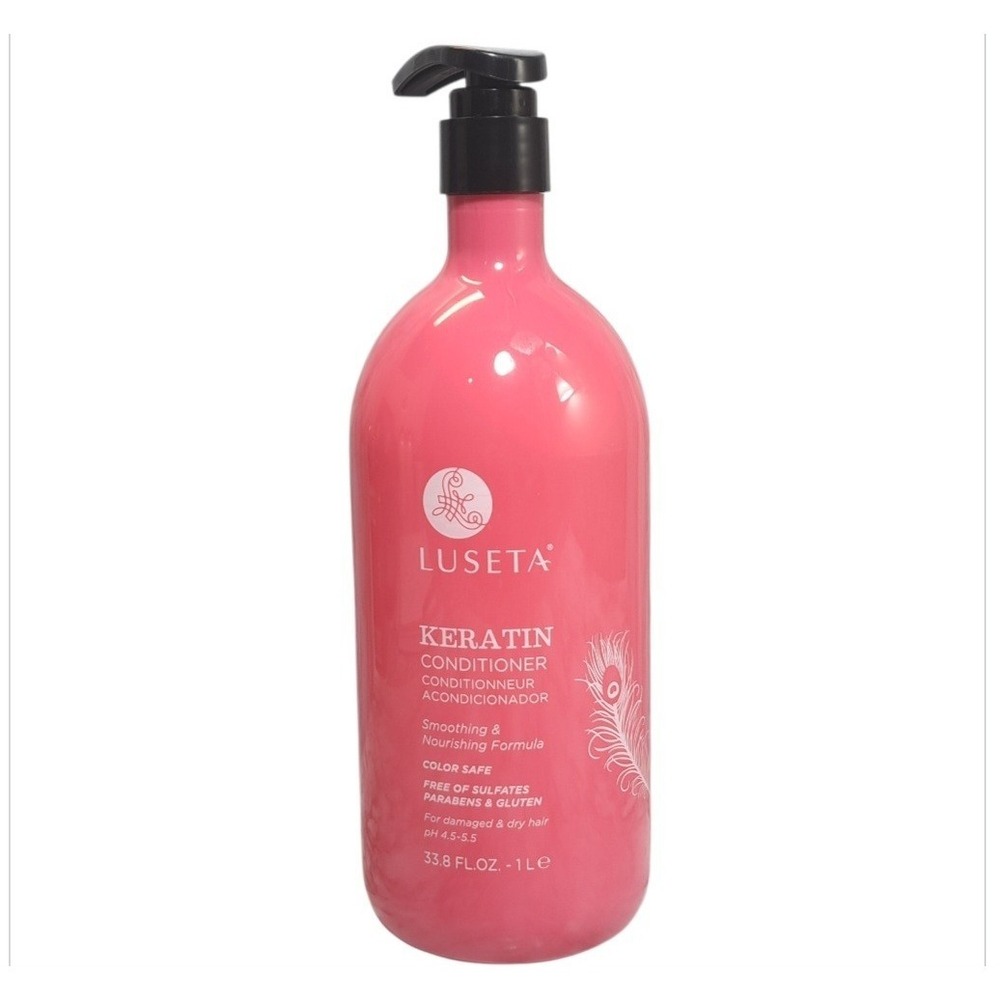LUSETA KERATIN CONDITIONER Smoothing & Nourishing Formula‎ 33.8 fl oz Color Safe
